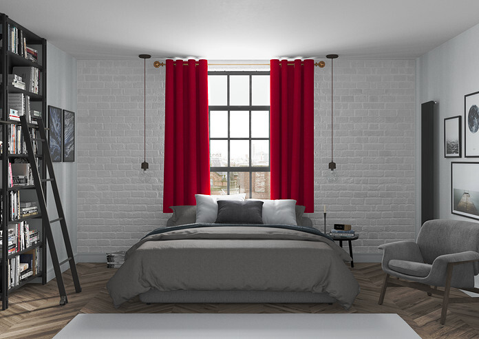 Faux Suede, Brick - Made to Measure Curtains - Image 5